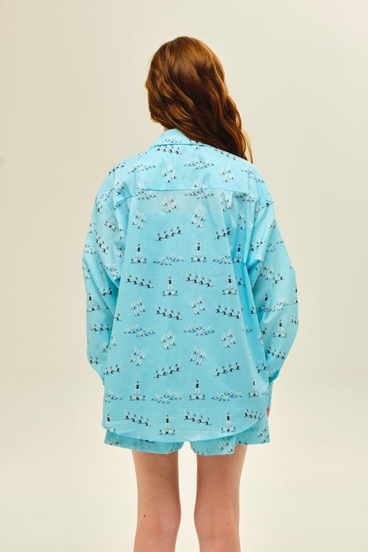 СОРОЧКА БАТИСТОВА "АКВАРИТМ"