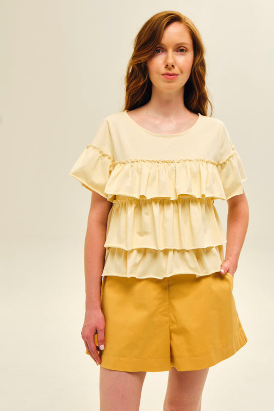 ФУТБОЛКА З ВОЛАНАМИ "ТРИ ХВИЛІ НІЖНОСТІ"