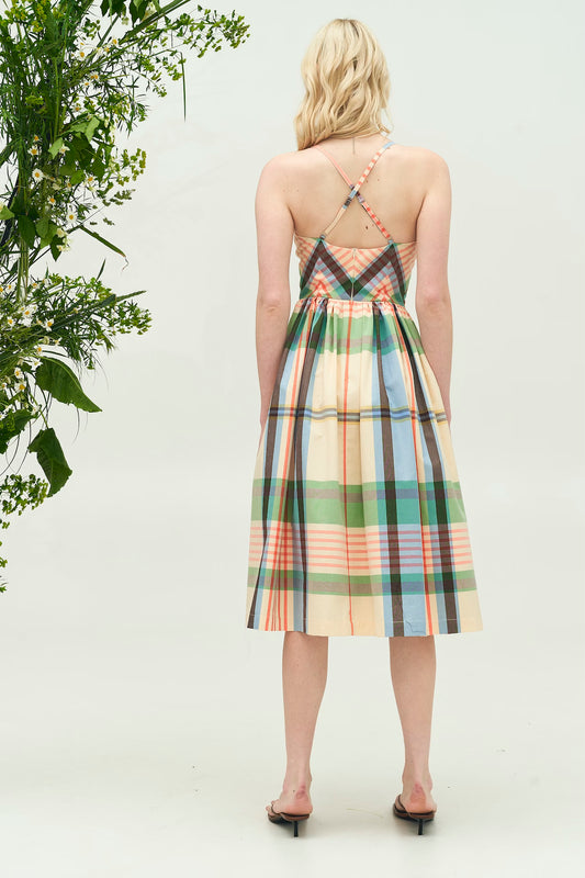 "NEW LOOK" CHECKED DRESS