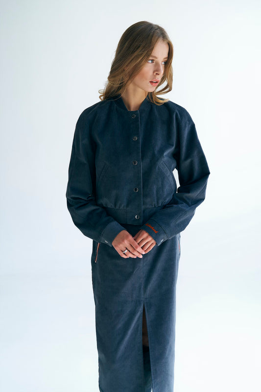 БОМБЕР ВЕЛЬВЕТОВИЙ СІРИЙ